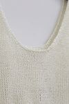 SWAYING/KNIT Cutout Striped Tank Dress SW22SSL15 Yellow/White